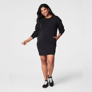 spanx booty boost ribbed dress SPANX Booty Boost Square Neck Dress  Treehouse On Main
